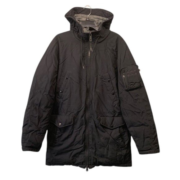 Alpha Industries Men’s M Black Reversible Nylon Bomber Flight Jacket Classic - Picture 1 of 16